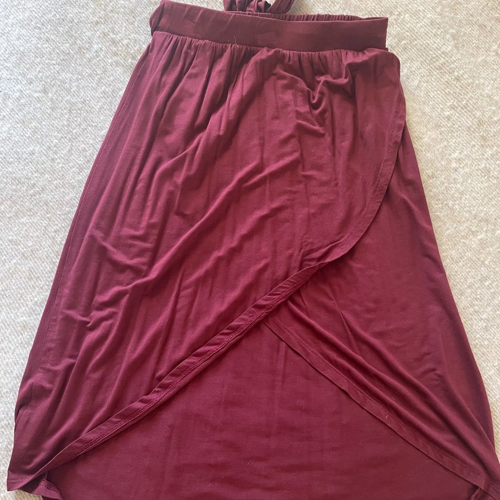 Burgundy Skirt - Modcloth/Au Fond